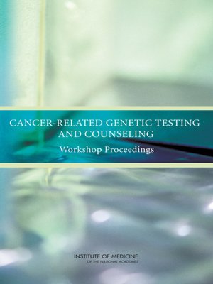 cover image of Cancer-Related Genetic Testing and Counseling